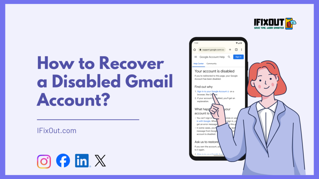 How to Recover a Disabled Gmail Account