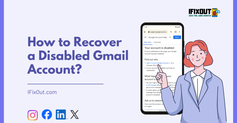 How to Recover a Disabled Gmail Account?
