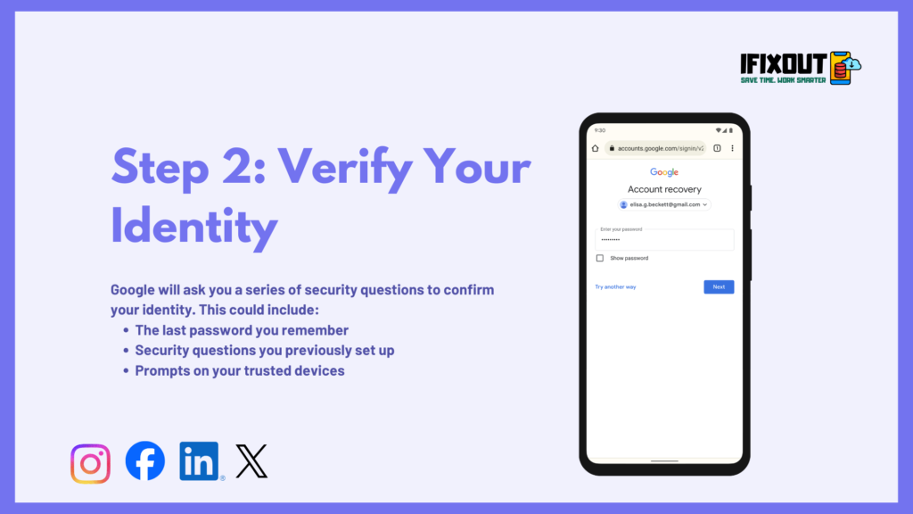 Step 2: Verify Your Identity