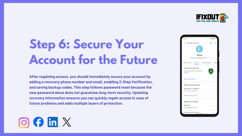 Step 6: Secure Your Account for the Future