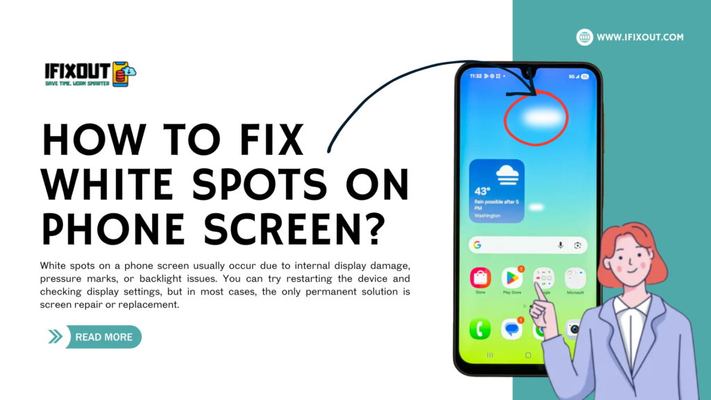 How to Fix White Spots on Phone Screen